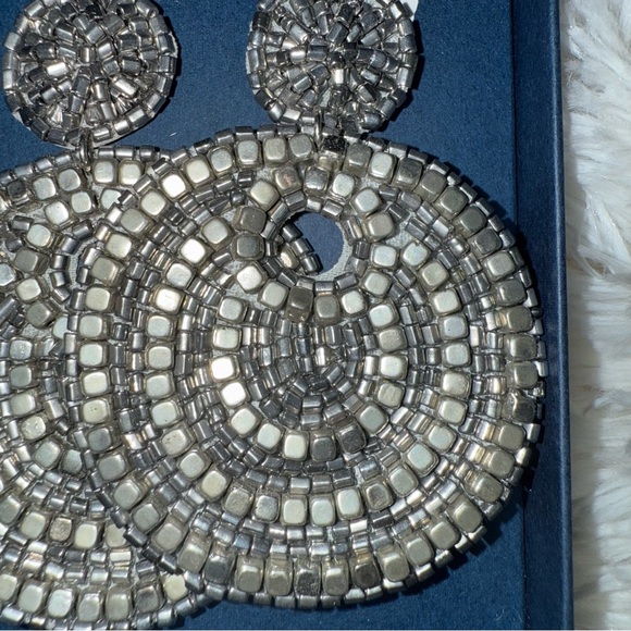 CC Chic Silver Beaded Earrings - Picture 2 of 4